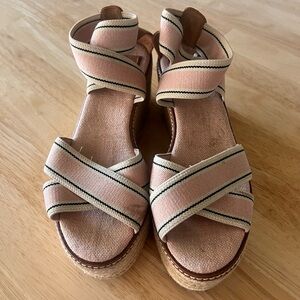 Tory Burch Pink Strappy Women's Sandals